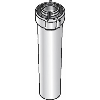 ALU/PVC duct 80/125 Lg500mm - UBBINK : 229541
