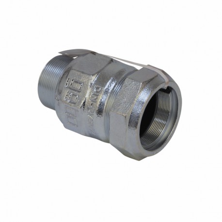Steel pipe compression fitting 2" thread - GEBO : 01.150.00.06