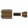 2 connectors 1/4" + 2 connectors 3/8" (0.8) (X 2) - SERTO : 416.2384.270