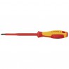 Electrician's screwdriver for slotted screws 3mm length 202mm - KNIPEX : 98 20 30