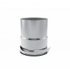 Gypsum sleeve with 3 claws Ø125, L. 100mm with knurling - ANJOS : 1131