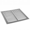 Plain aluminium ventilation grille - ANJOS : 6803