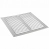 with plain aluminium insect screen - ANJOS : 6815