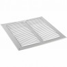 with plain aluminium insect screen - ANJOS : 6818