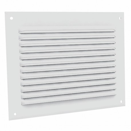 White pre-painted aluminium grid with canopy GA BL 200 x 200 - ANJOS : 6705
