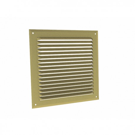 Brass-plated grid with canopy GA LA 140 x 140 - ANJOS : 7003