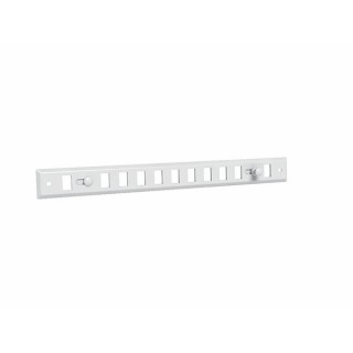 White pre-painted aluminium blanking grid GO BL 400 x 30 - ANJOS : 7121