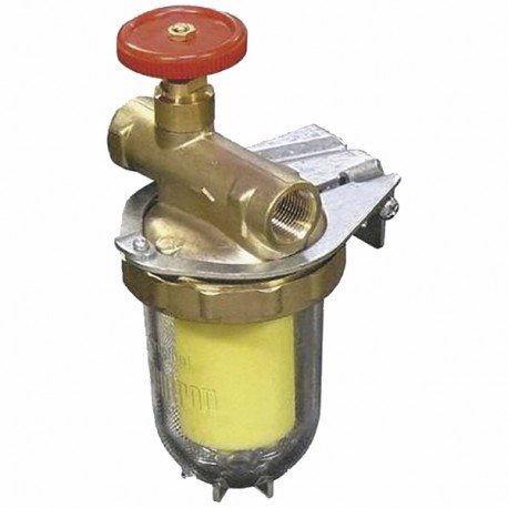 Heating oil filter for one pipe systems - OVENTROP : 2123261+2127700