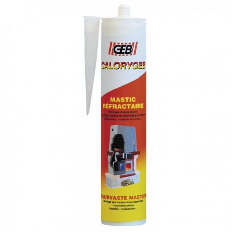 Refractories - CALORYGEB REFRACTORY MASTIC 310 ml cartridge - GEB : 103554