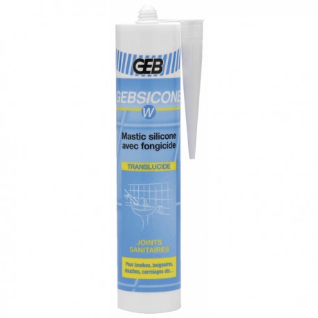 Sabitary silicone mastic translucent 310ml - GEB : 893251
