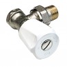 Angle radiator valve single adjustable flow setting F 3/8 - COMAP : 418203