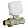 Straight radiator valve single adjustable flow setting F 3/8 - COMAP : 419203