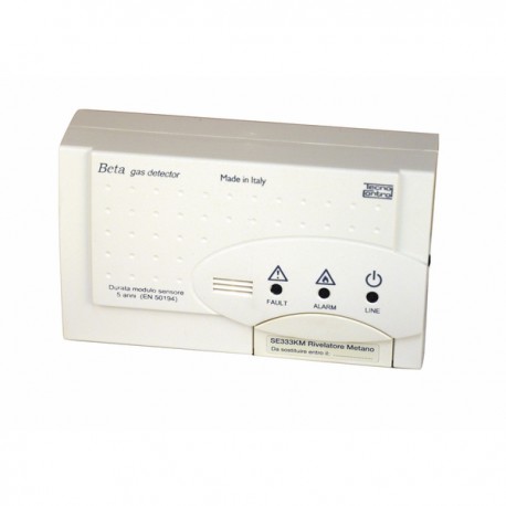 Gas leak detector with replaceable sensor, type SE333KM (natural gas) - TECNOCONTROL : SE333KM
