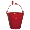 Heating equipment red bucket with support