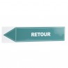 Flexible adhesive label - Return (X 10)