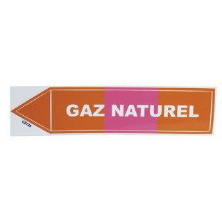Supple adhesive label - Natural Gas  (X 10) - DIFF