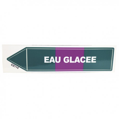 Supple adhesive label - Iced Water (X 10)