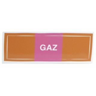 Adhesive label - Gas  (X 10) - DIFF