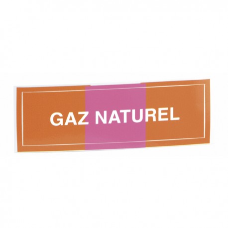 Adhesive label - Natural gas  (X 10) - DIFF