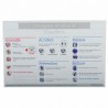 Rigid polystyrene label - Security instructions for boiler room - DIFF