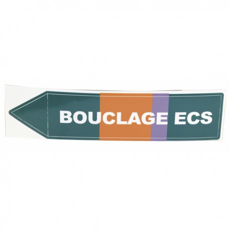 Flexible adhesive label - Closing ECS (X 10) - DIFF