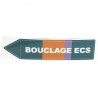 Flexible adhesive label - Closing ECS (X 10) - DIFF
