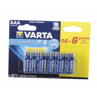 Battery VARTA LR03 (X 20) - DIFF