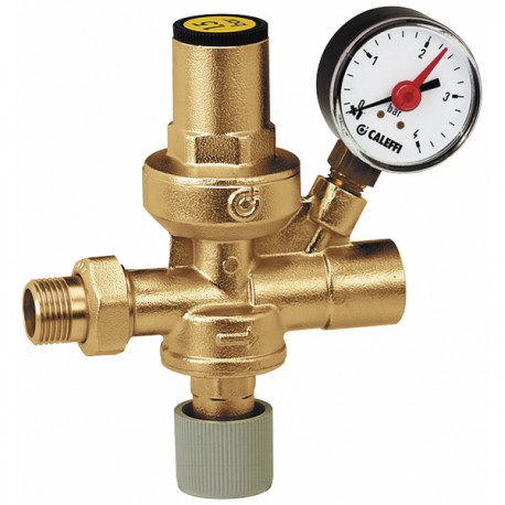 Filling unit  553 mf1/2" pressure gauge - CALEFFI : ABTM