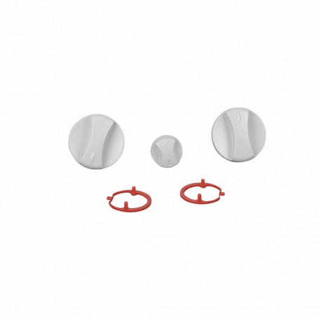 Grey knob, (3 pieces) - VAILLANT : 0020074963
