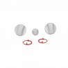 Grey knob, (3 pieces) - VAILLANT : 0020074963
