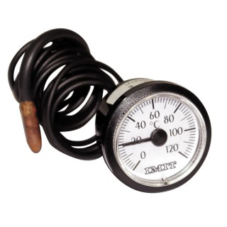 Thermomete r round dial 0° +120°c ø58mm cap900