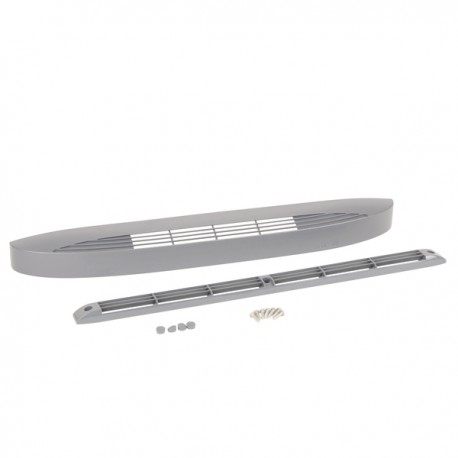 Air inlet kit ISOLA 2 30m3 and external wall cowl CE2A dark grey with screws - ANJOS : 0622GF