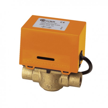 3 way valve ff1" with limit switch - ORKLI : 40322200