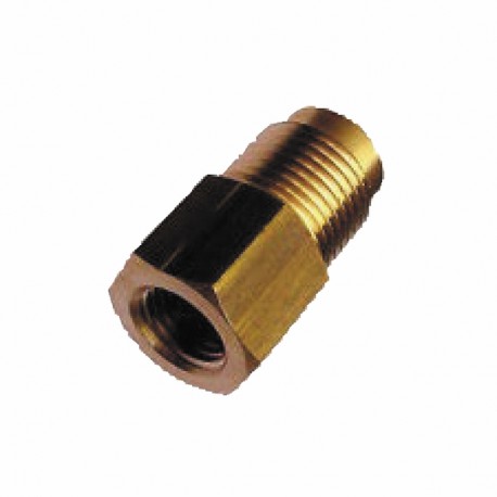 Adapter 1/4" SAE female / 3/8" gas male  - JOHNSON CONTROLS : D-1046