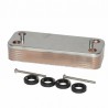 Heat exchanger 12 plates - DIFF for Chaffoteaux : 65116314
