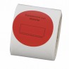 Roll of 100 regulation labels blowby play red - GALAXAIR : ETIQ-REG-R