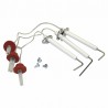 Flame sensing & electrodes kit VICTORIA - BAXI ROCA : 122051670