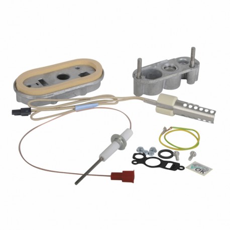 Set of ignition/ Flame sensing electrode - BOSCH THERMOTECH : 7736700318