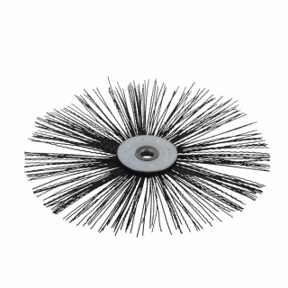 Nylon flat roller brush Ø 100mm for high temperature - DIFF