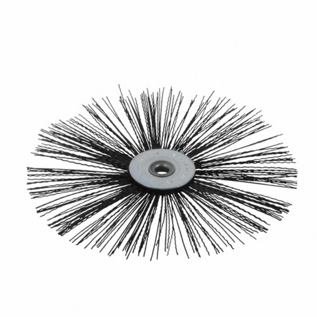 Nylon flat roller brush Ø 100mm for high temperature - DIFF