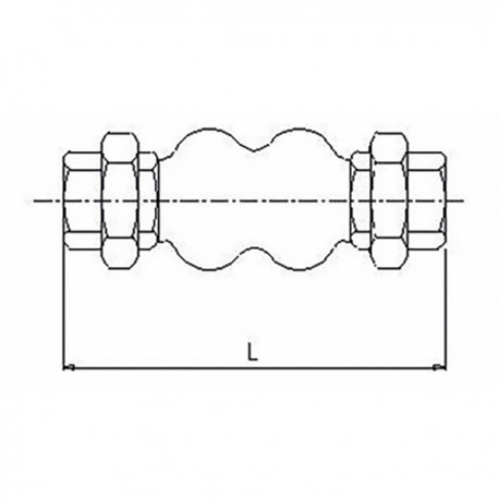 Expansion joint 1" - DIFF