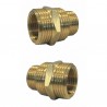 Isobar water pressure reducer multi-threaded 1/2 to 3/4 brass cover ISOPLUS - ITRON : ISOPLUSMG