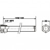 Sensor pocket for immersion aquastat length 100 mm - DIFF