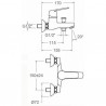 Bath shower mixer tap CARTAGO - RAMON SOLER : 60C300736