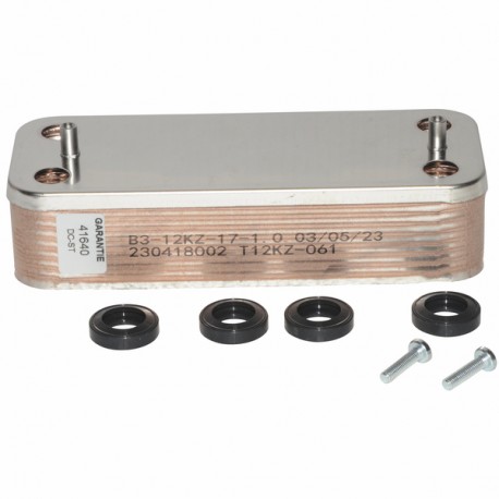 Heat exchanger 16 plates - DIFF for Viessmann : 7828043