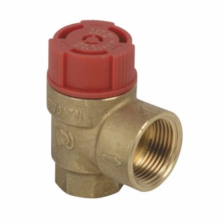 Single safety valve f1/2" x f3/4" - 3 bars  - DIFF