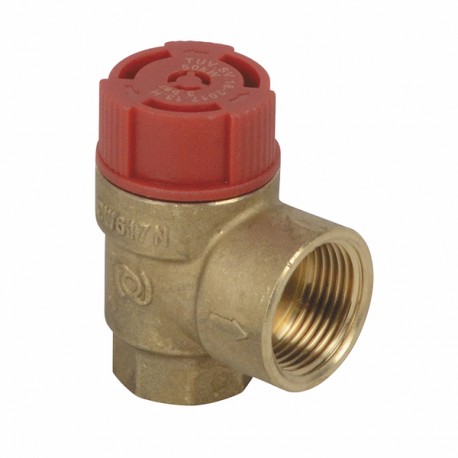 Single safety valve f1/2" x f3/4" - 3 bars  - DIFF