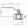Ball valve MM 1 1/4" - DIFF