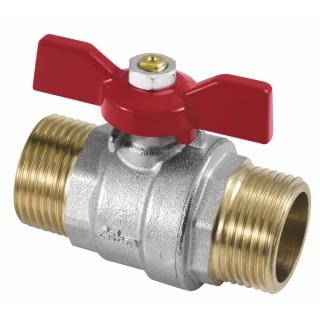Ball valve MM butterfly handle 1" - DIFF