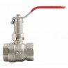 Ball valve FF with extended lever PN 40 3/4" - DIMPEXP : 1346-34